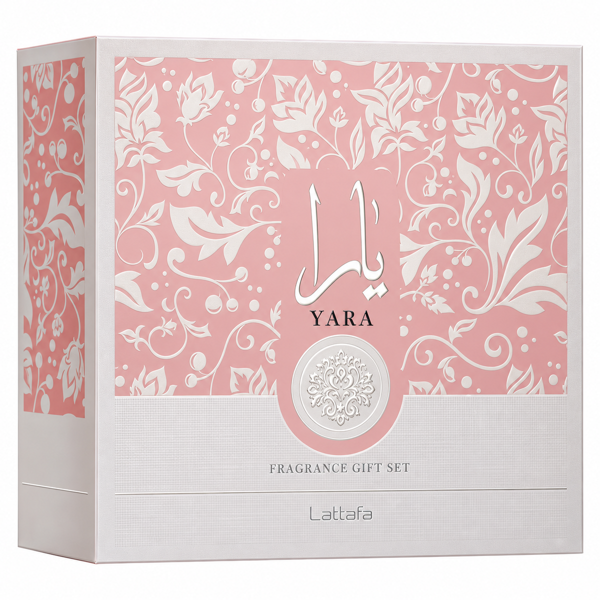 PACK DE YARA ROSA - LATTAFA (PERFUME 100ML + PERFUME DE VIAJE + HAIR MYST)