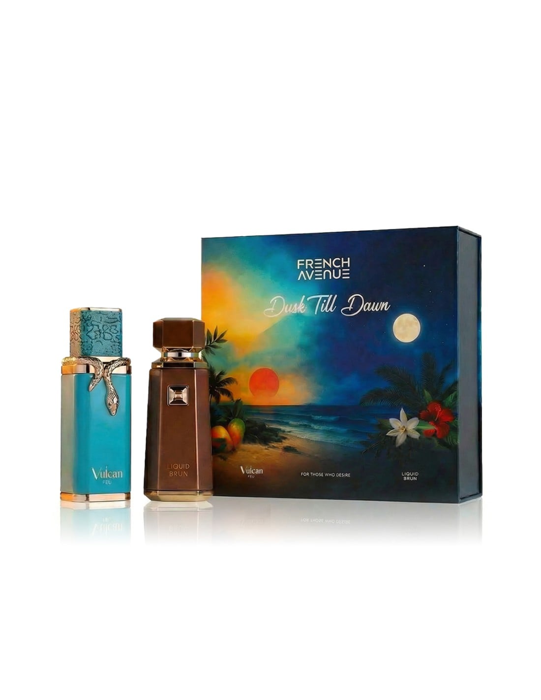 PACK DUSK TILL DAWN - VULCAN FEU + LIQUID BRUN - FRENCH AVENUE